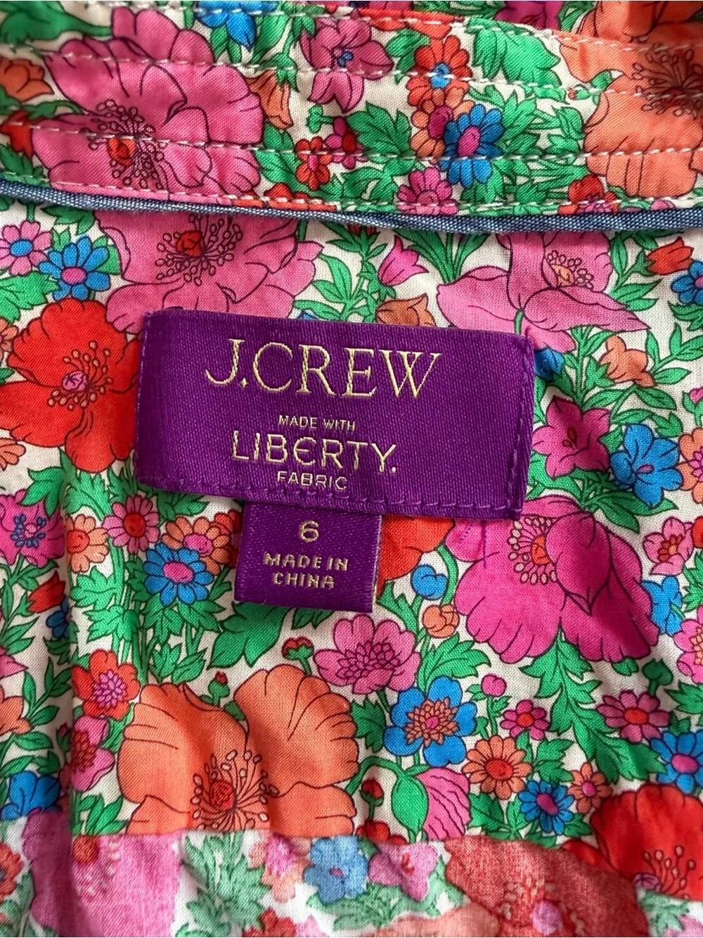 J. Crew Liberty Women’s Floral button down